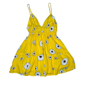 Urban Outfitters Harmony Sunflower Mini Dress, Color Yellow, US Size S/P, NWT